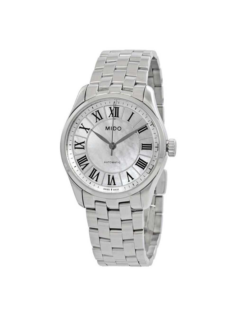NWT Mido Belluna II Mother of Pearl Dial Ladies Watch M024.207.11.110.00